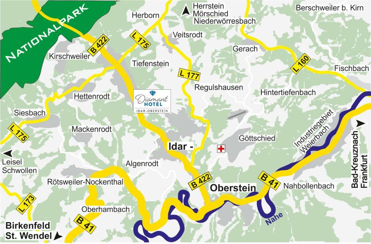 Diamanthotel Idar-Oberstein Buitenkant foto